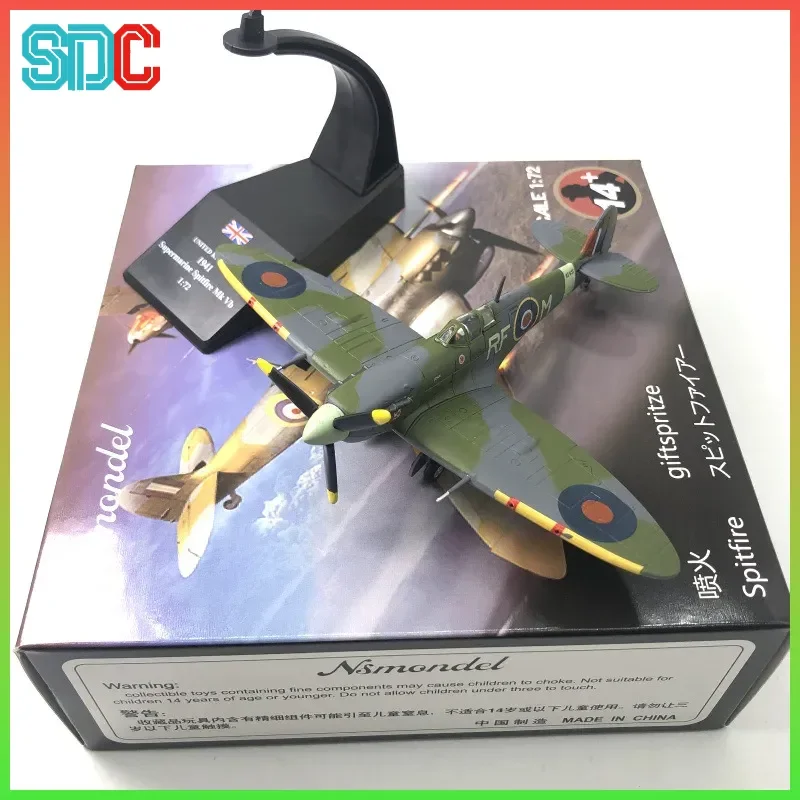 Maquette Avion Spitfire 1:72 Alliage Métal - Avion de Chasse RC