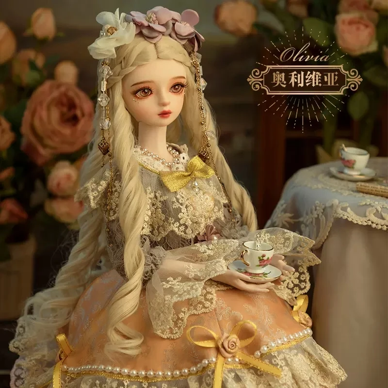 1/3 BJD Doll 60cm 24 Pouces Boule Épissure SD Doll Avec Une Perruque