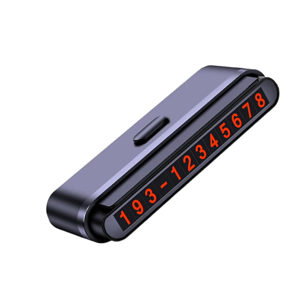 

Car Phone Number Tag Board Car DIY Luminous Temporary Parking Moving Car Hidden Phone Number Plate