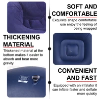 Inflatable Flocking Sofa Single Lazy Sofa Chair 5