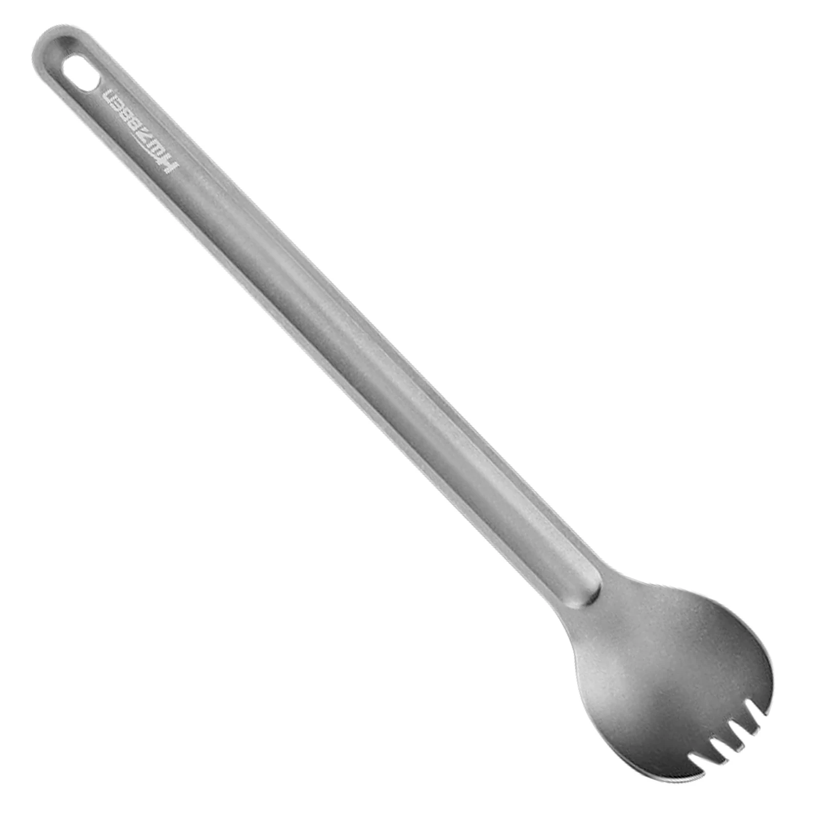 Titanium long handle spork cutlery for outdoor camping