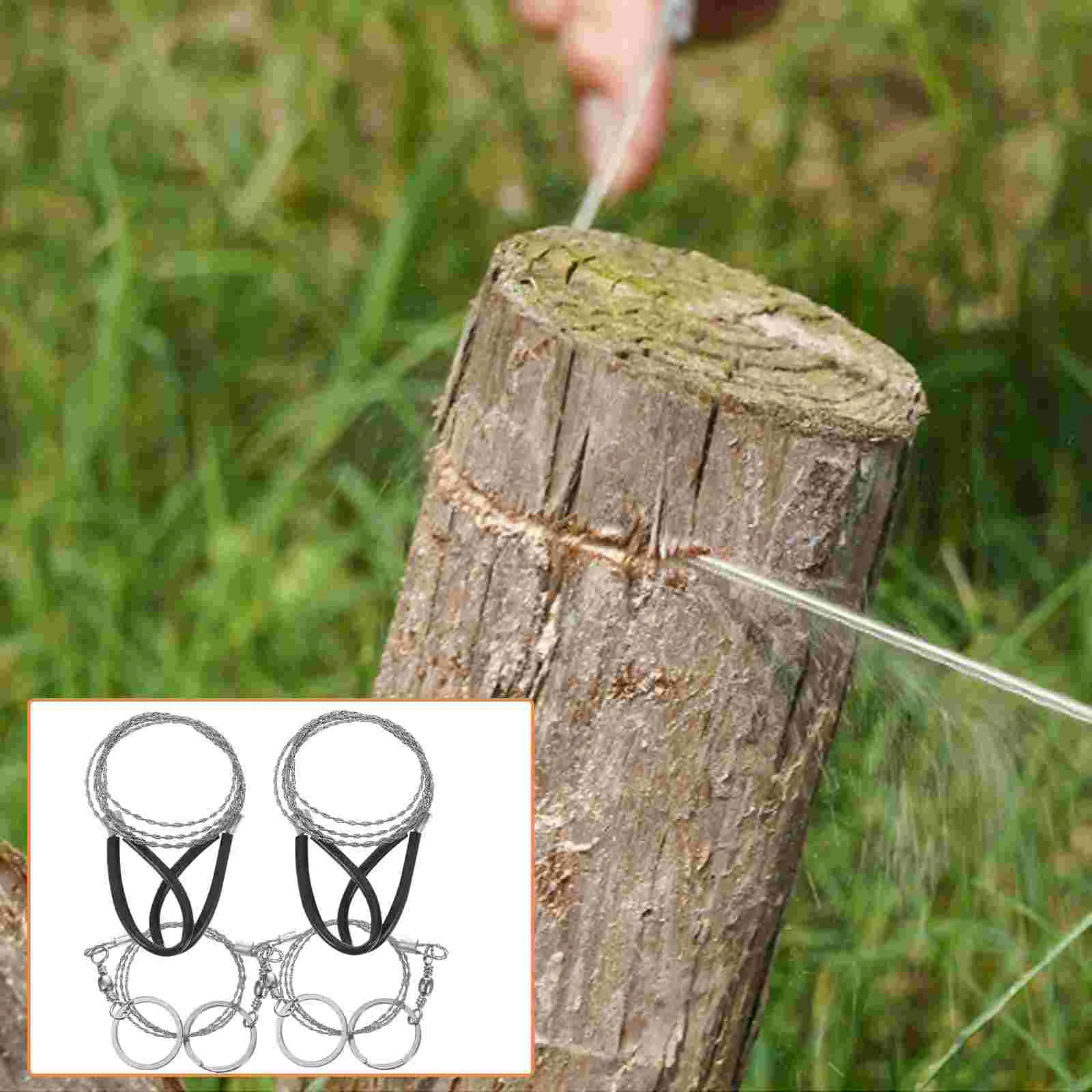 

Wire Saw Chain Emergency Survival Steel Rope Camping Outdoor Stainless Cable