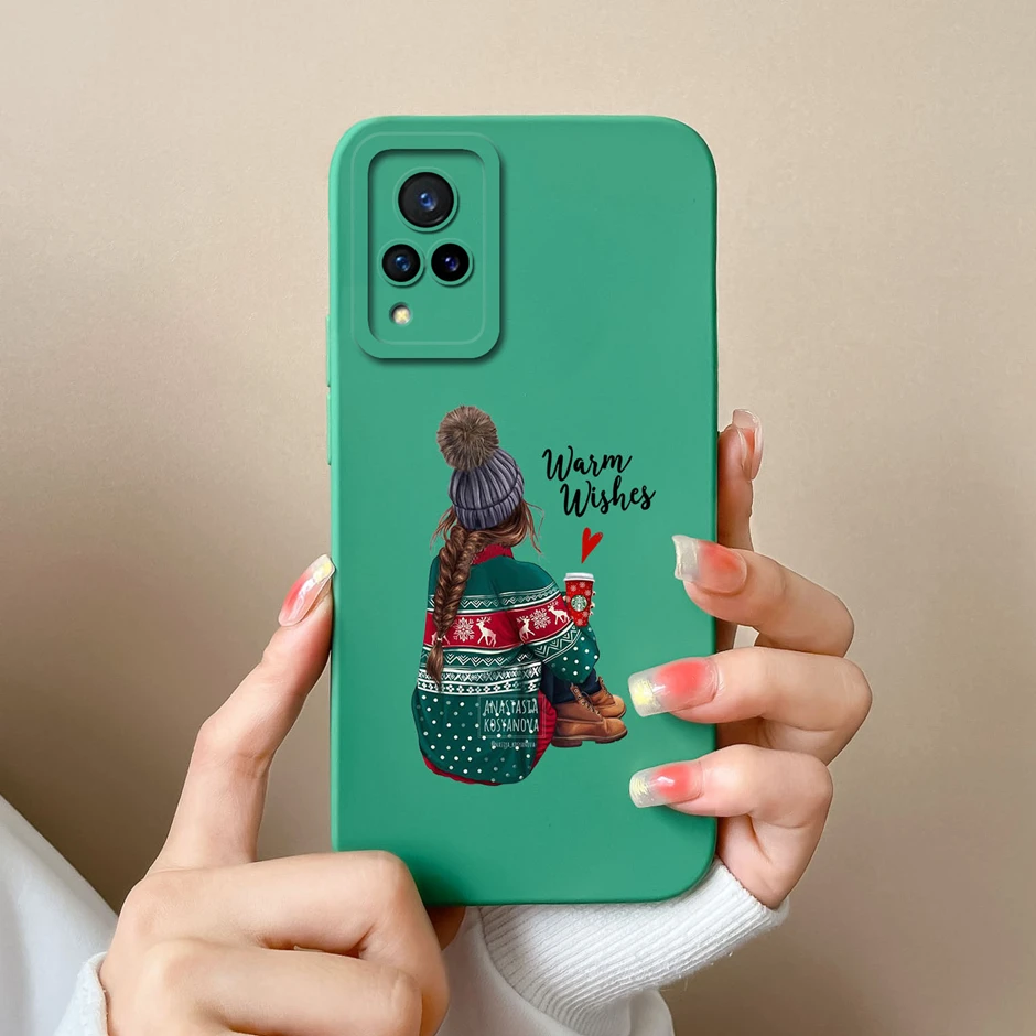 Cute Cartoon High-Quality Liquid Silicone Phone Case - New Design