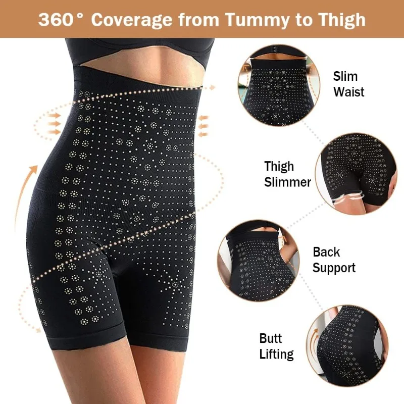 Women Shapewear Shorts Tummy Control Underwear Unique Fiber Restoration  Shaper Far Infrared High Waisted Body Panty (Regular) - AliExpress