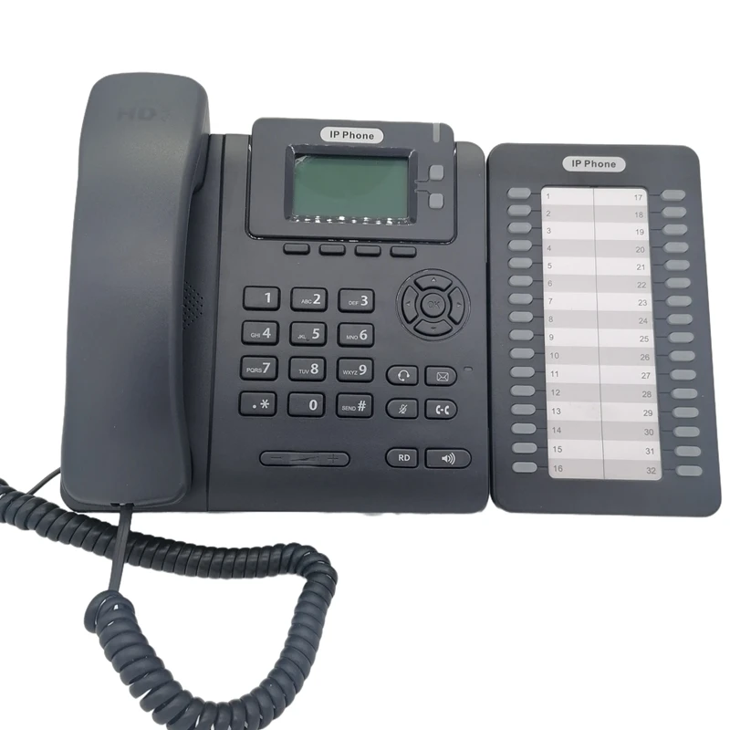 IP Phone /IP Telephone/Keyphone with 2 SIP Lines and 32-DSS Keys Panel for IP PBX keyphone/console