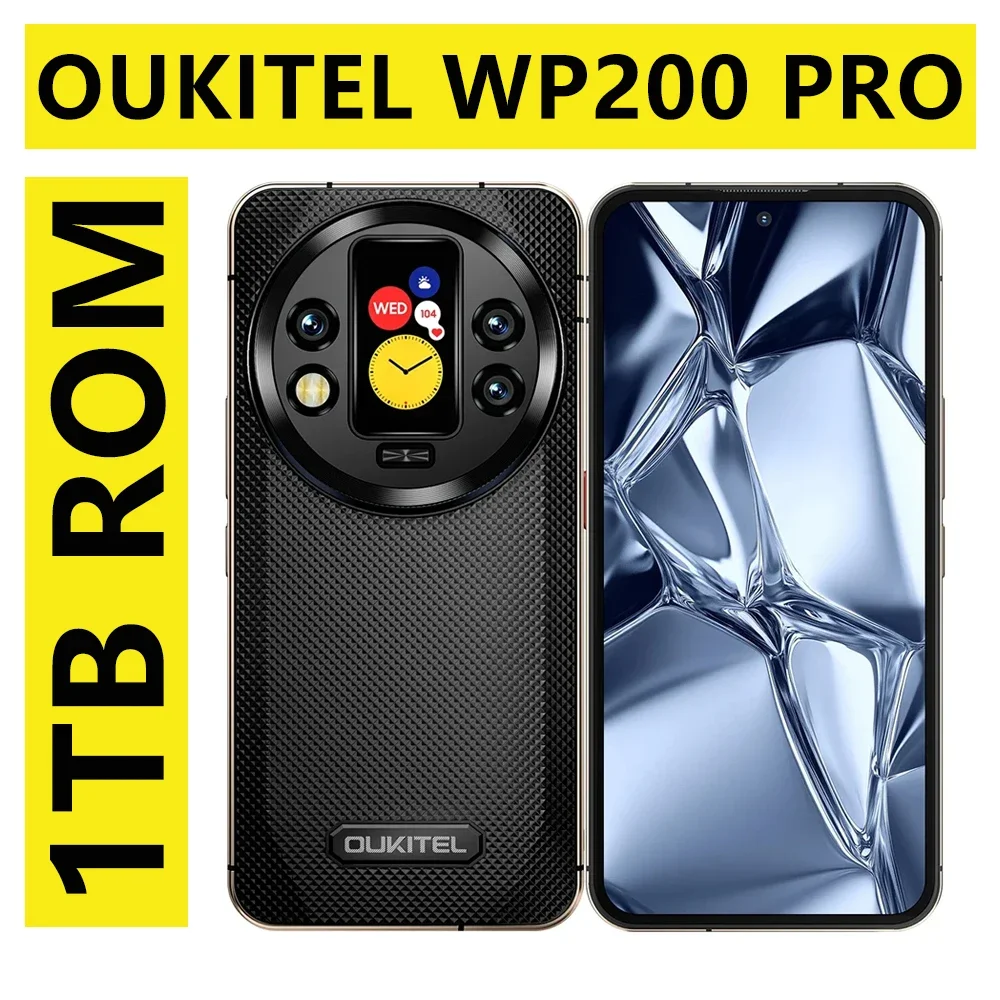 OUKITEL WP200 Pro 5Gタフネススマホ (24+48)GB+1TB Android 15 6.7
