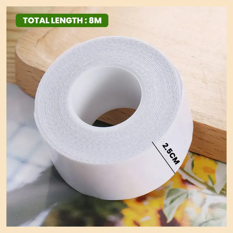 Disposable Sweatband Hat Tape Roll Adhesive Hat Liner Sweat Absorbent Pads