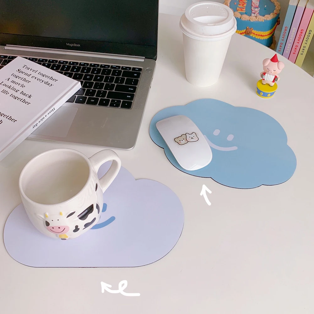 Mouse Pad Coaster Waterproof Non Slip Insulation Desk Mat Table Mat Office Supplies