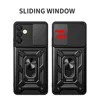 Shockproof Armor Case for Samsung Galaxy M35 A55 M55 M15 A15 A35 A05S A54 A25 A34 A24 A14 Ring Holder Slide Lens Protect Cover 6