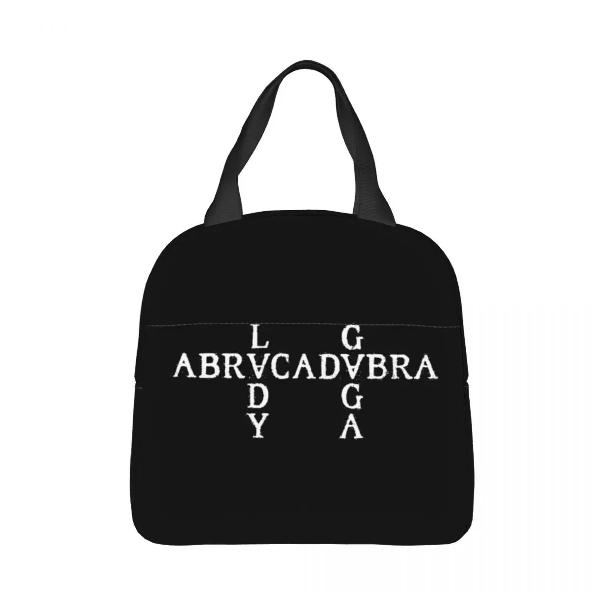 Lady Gaga Abracadabra Mayhem Insulated Lunch Bag Thermal Bag Lunch Container Leakproof Tote Box Girl Boy Beach Outdoor