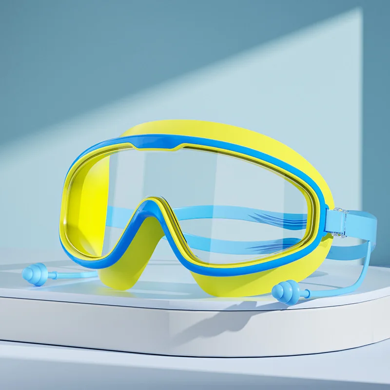 Swim Goggles for Kids Toddler 3-16Y Anti Fog No Leak Clear Wide Vision Swim Glasses Boys Girls Pool Beach Swimming Accessories 4