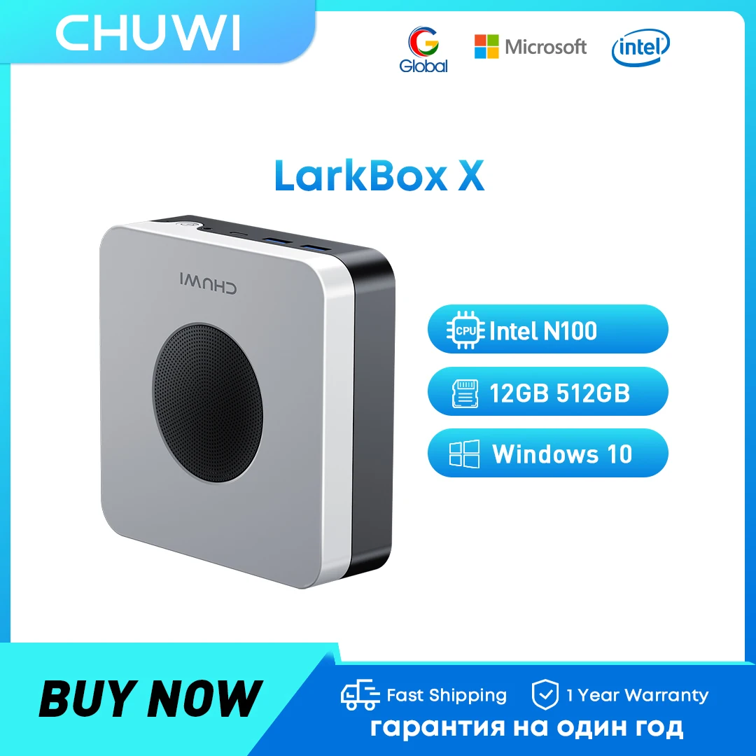 Small Desktop Computer CHUWI LarkBox X Mini PC - Intel N100