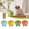 Non-Slip Cat Bowl Pet Water Food Feed Dog Bowls 45° Inclination Stand Feeders Tall Cat Bowl Anti-dumping Pet Feeding Supplies 2
