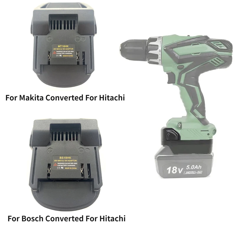 Adattatore Batteria Convertito Per Makita 18V Per Batteria Al Litio Bosch 18V Per Strumento Elettrico Per Batteria Al Litio Hitachi/Hikoki 18V