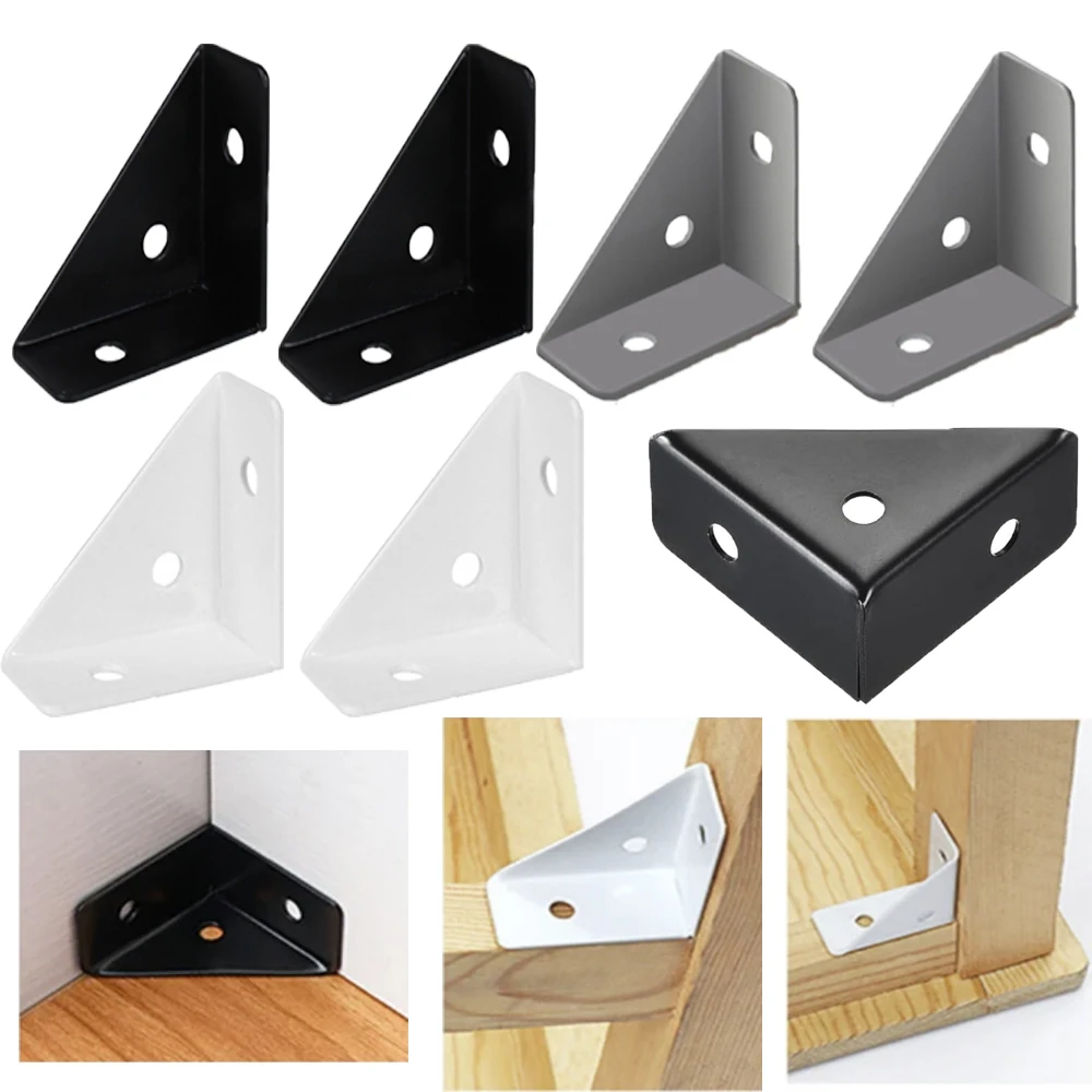 corner bracket heavy duty shelf metal bracket triangle straight corner bracket Universal furniture connector Wood