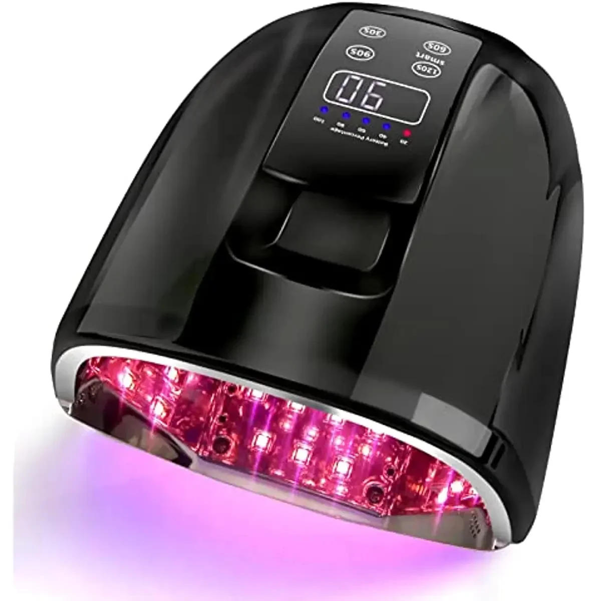 90W Oplaadbare Nail Lamp Met Spiegel Bodem Draadloze Led Licht Voor Acryl Nagels Manicure Machine Draadloze Nail Uv Led lamp