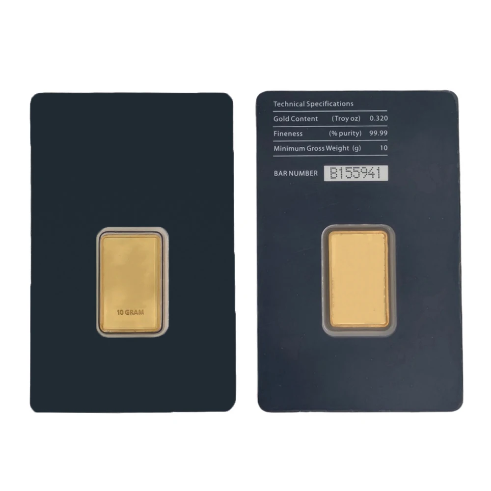 Premium 1oz/50g Switzerland Argor Gold Bar - Sealed 24K Gold Plated Ingot with Unique Serial Number