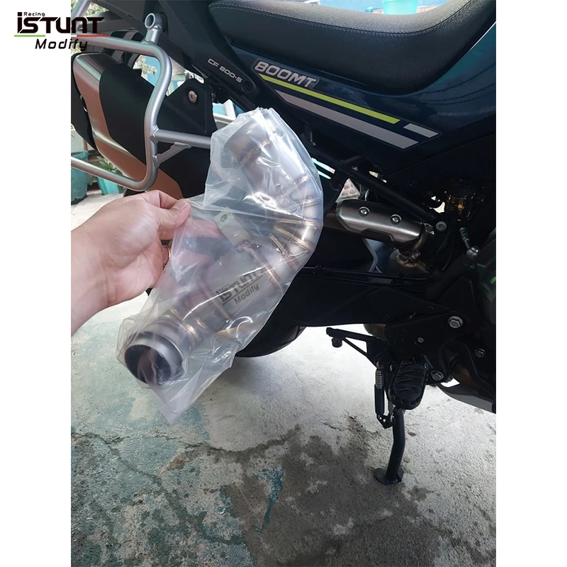 Slip On For Husqvarna Norden 901 Motorcycle Exhaust Stainless Steel Modify Middle Link Pipe Escape Moto Connect Original Muffler - Image 2