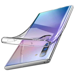 Ultra - Thin Transparent Silicone Phone Case - Soft, Durable, and Protective (FOR NOTE 10)