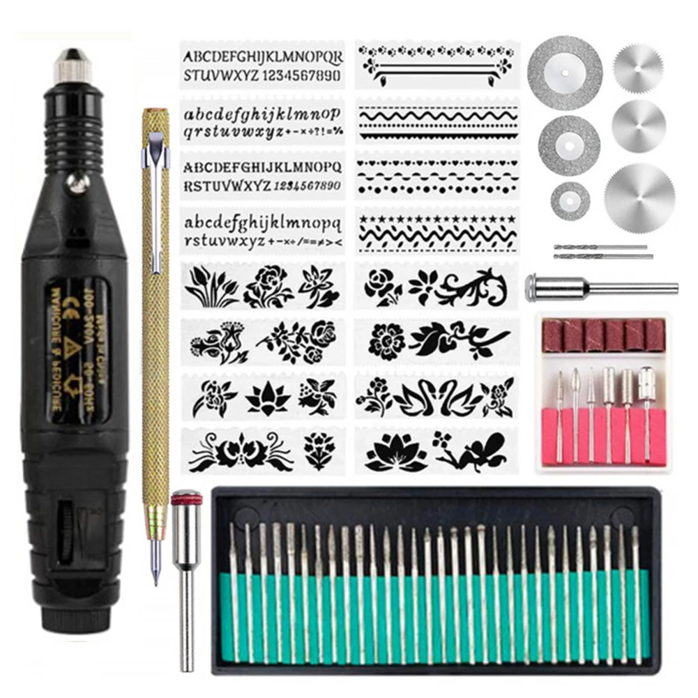 

10W 12V Electric Carving Pen Portable Engraver DIY Engraving Tool For Metal Glass Plastic Grinding Polishing Nail Polishing Pen