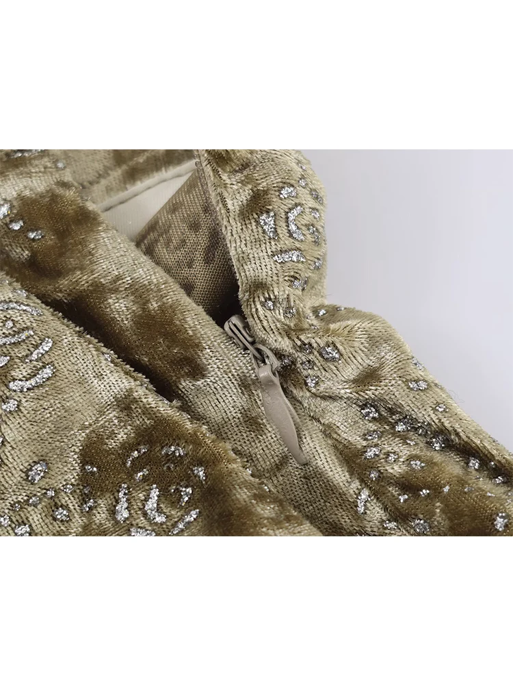 New Women Blazer Pants Set Fashion Elegant Belted Suit Coat Wide Leg Lantren Pants Vintage Velvet Female Party Clubwear Suit