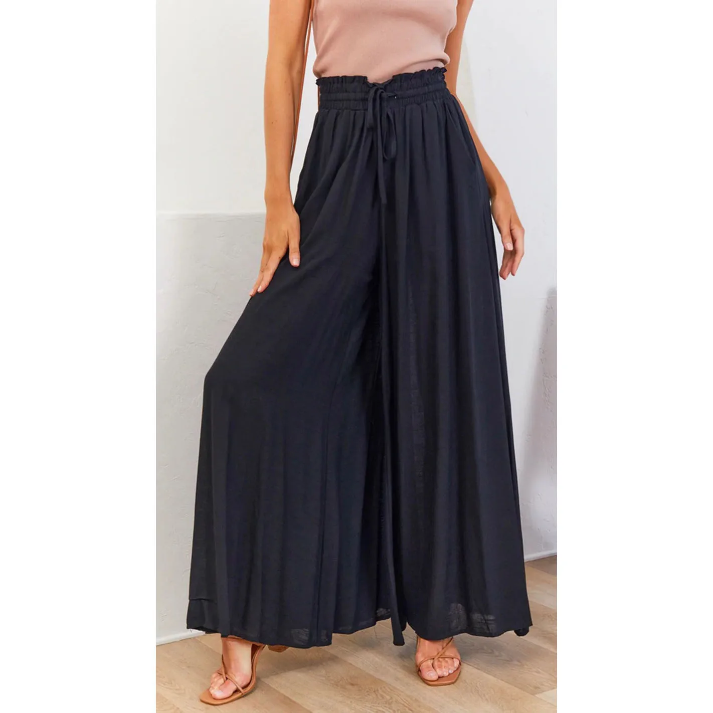 Women's Casual Wide-leg Popular Style Loose Casual Fashion Trousers for Women