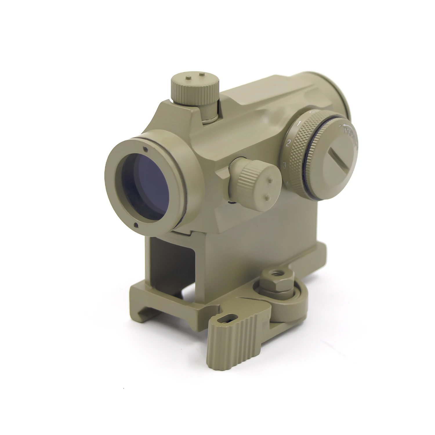 Tactical 1x20mm Reflex Red Dot Sight Riflescope Free Mount Rails Optic Blackout Rear Sight for Shield Handguns
