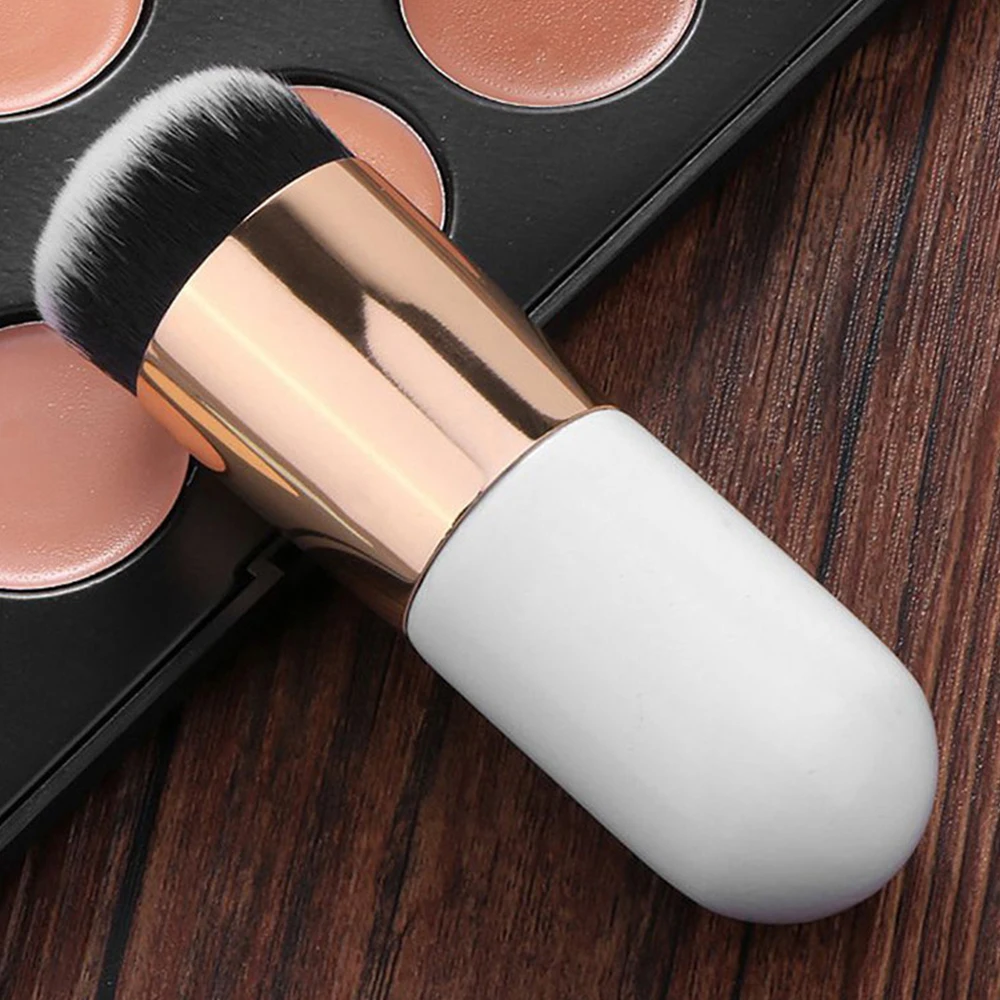 Description Picture 6 of itemProfessional Chubby Kabuki Foundation Brush For BB Cream Blushes Concealer Cosmetic Makeup Tools
