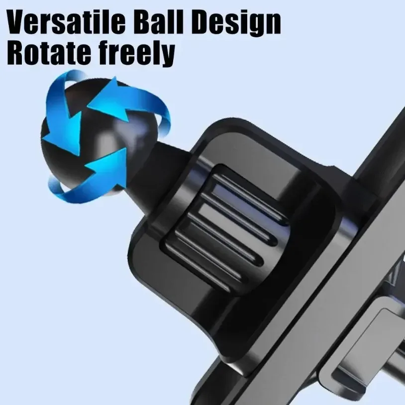 Car 17mm Ball Head Base Car Air Vent Clip Cell Phone Holder Stand Air Outlet Hook Clamp Accessories Universal Auto GPS Brackets