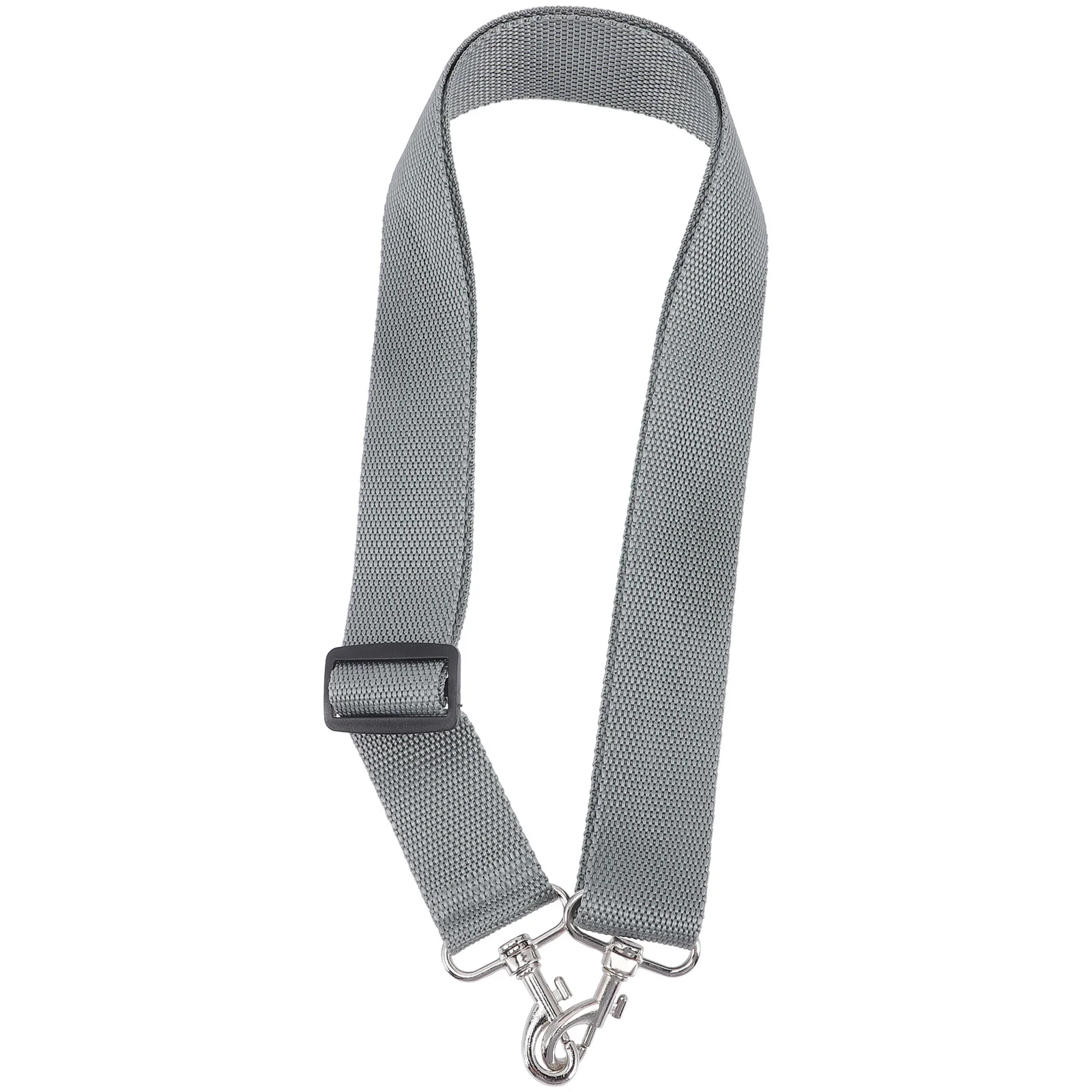 Wide Comfortable Snare Drum Strap Adjustable Drum Belt For Band Mellophone Musical Instruments Soft Durable Silver Grey Shoulder