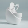 YYHC-White premium capsule egg-shaped sanitary ware Flush toilet bathroom ceramic siphon floor installation all-in-one 3