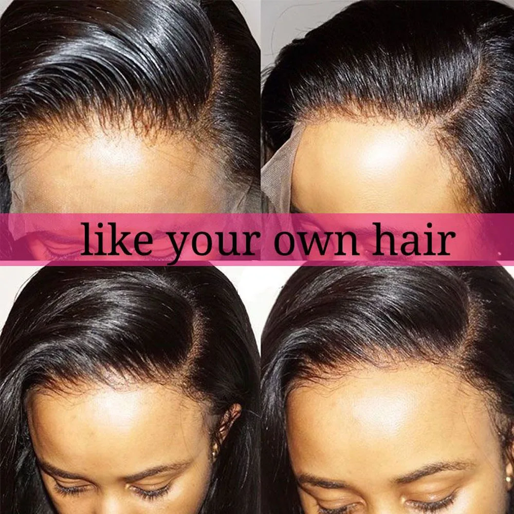 28 Inch Natural Black Lace Front Wigs Human Hair Pre Plucked Full Density Body Wave Lace Front Wigs Human Hair13x6 Wig 13x4 HD Transparent Full Frontal 5x5 Natural Wig For Woman Halloween Season 3