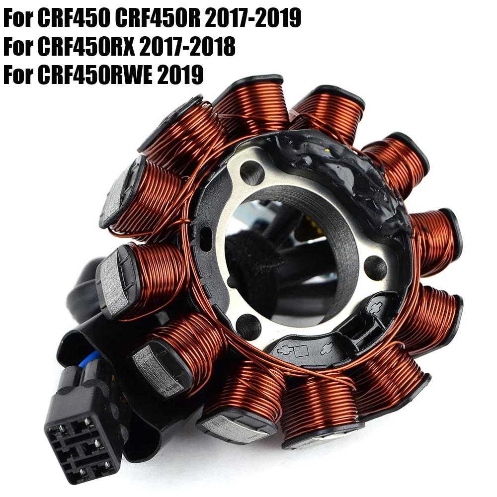 Per Honda Crf450 Crf450R Crf450Rx Enduro Crf450Rwe Muslimatexmuslimf 450 Generatore Moto Magneto Statore Bobina