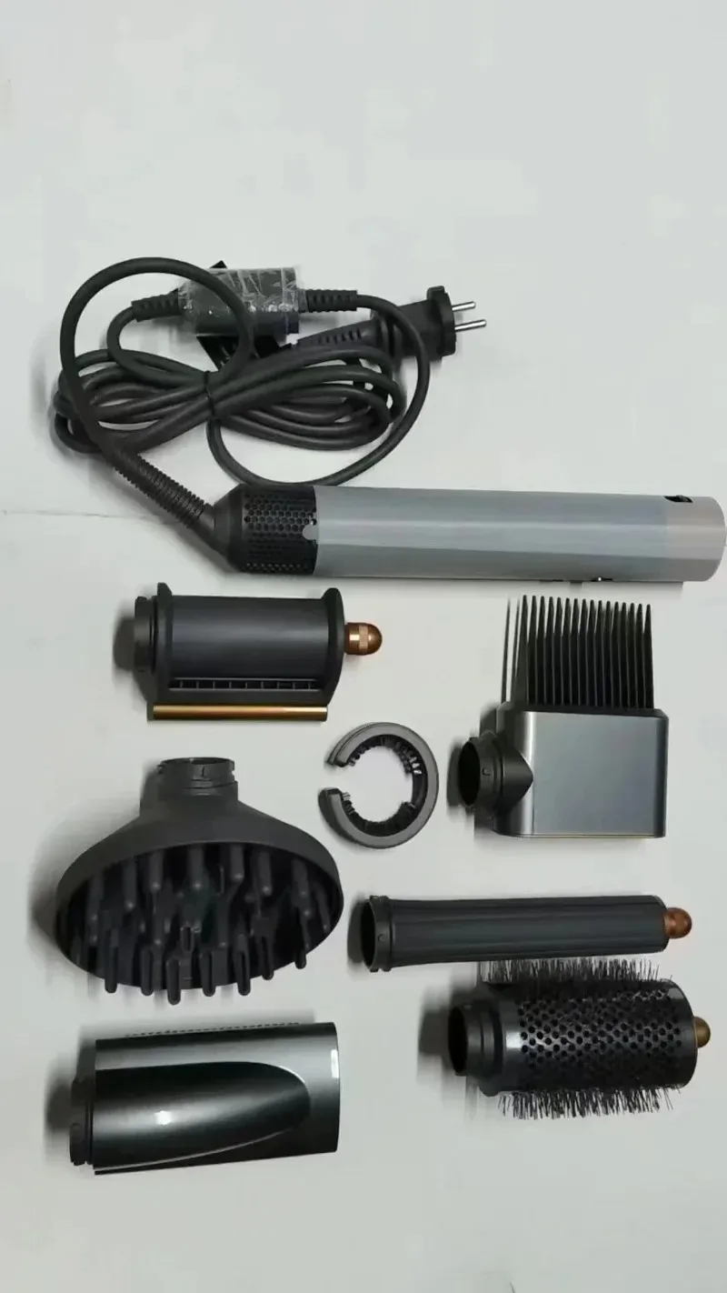 HS07 Copper Gold Airwap Negative Ion Air Curling Iron Multifunctional Long Hair Style Secador מסלסלי שיער مجففات شعر Inface