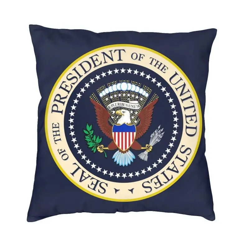 

Seal Of The President Of The United States Pillow Case Home Decoration Donald Trump USA Vote Election Seal Logo Cushion Cover