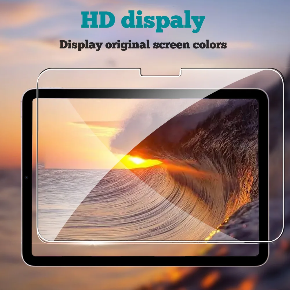 2Pcs Tempered Glass Screen Protector For ipad Pro Air 13 11 2024 M4 M2 Air 5 4 Pro 12.9 11 M3 2025 Film 6