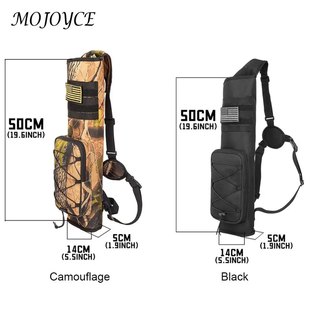 Archery Quiver Bag Portable Bow Storage Bag Bottom Thickening Adjustable Strap for Outdoor Archery Hunting Accessories