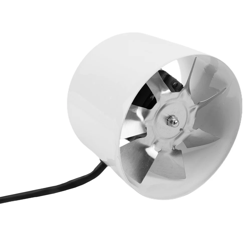 

Durable Exhaust Fan Extractor Pipe Fan Quiet Smoke Strong Suction 140 M³/H 1PC 220V 50Hz Duct Fan For Kitchens