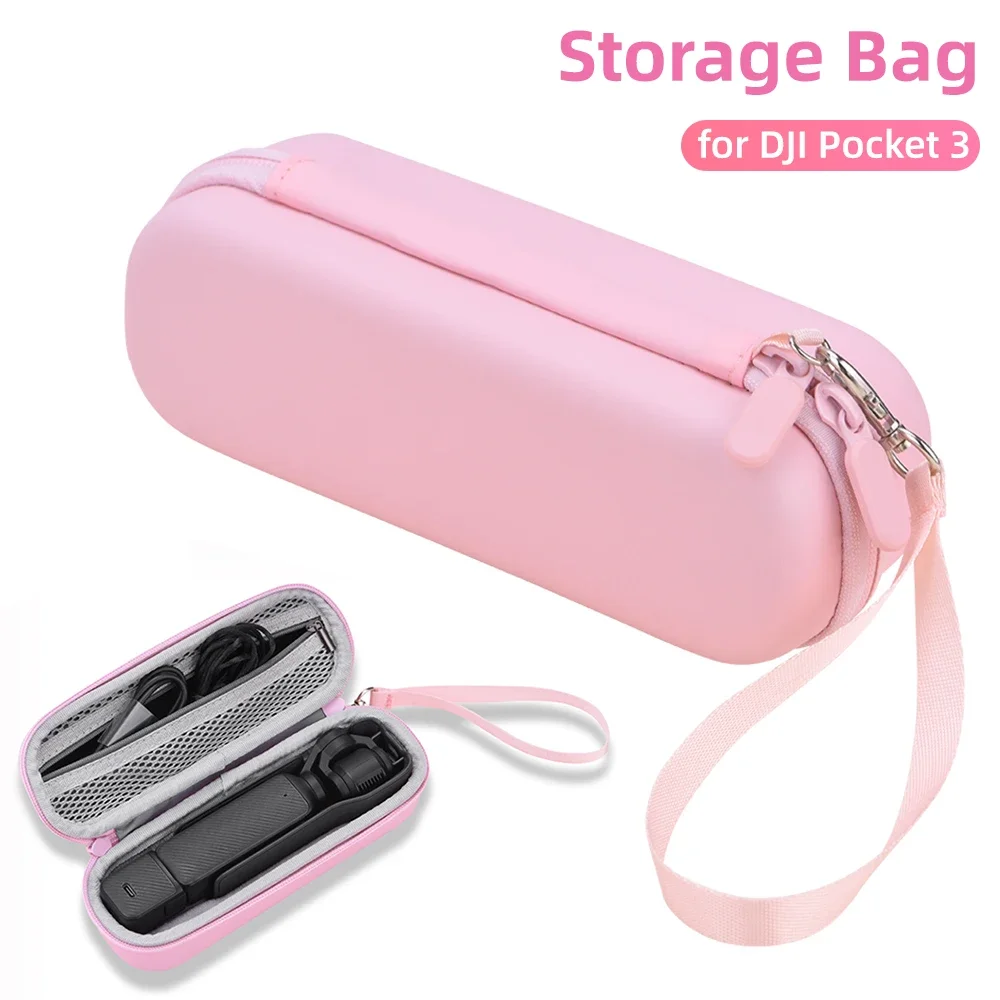 Storage Bag for DJI Osmo Pocket 3 Carrying Case Shockproof Handbag Waterproof Portable Bag With Wristband Accessories camera accessories handheld gimbal accessories stabilizer bag