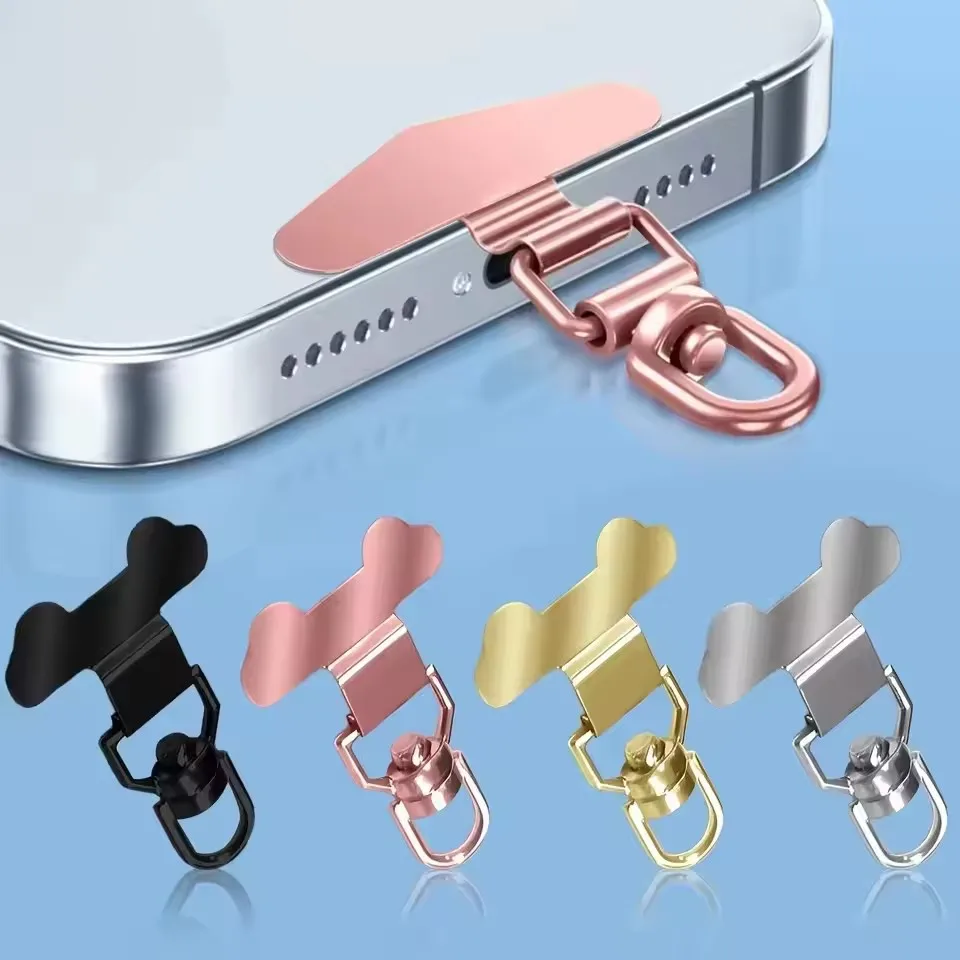 Enhanced Rotatable Stainless Steel Phone Lanyard with Mini Portable Design