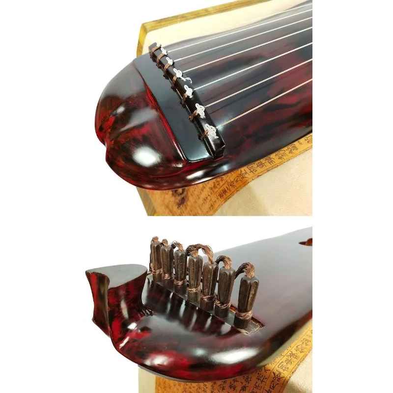 Retro Chinese Fir Guzheng Chinese Traditional National Instrument Playing Level Beginners Professional String Musical Instrument