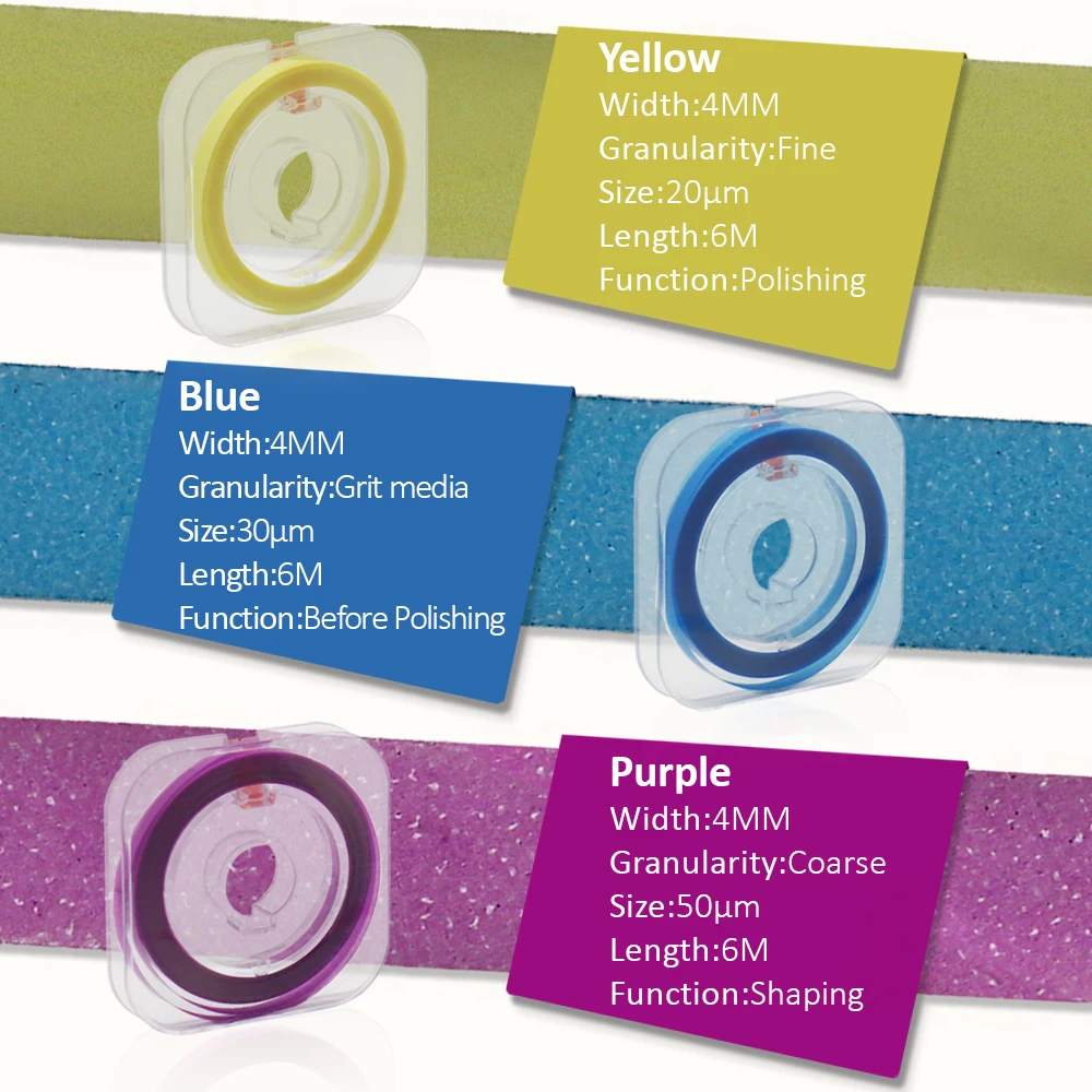 Strisce Abrasive Dentali - Lime Per Lucidatura In Resina Per Modellare I Denti Filo Interdentale Regolabile Per Levigatura Per Rimozione Overhang - Foto 6