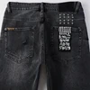 KSUBI Cross Men's Jeans American High Street Embroidered Ripped Skinny Jeans Fall Streetwear Fashion Stretch Low-rise Jeans 4