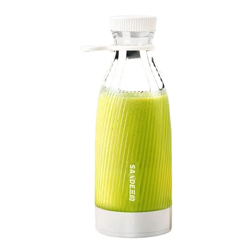 Copo Juicer Recarregável Portátil, Branco, Misture Smoothies, Em qualquer lugar com Nosso Mini Juice Maker, 500ml