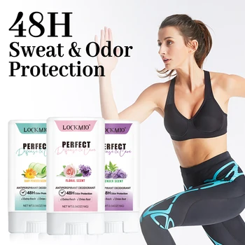 Antiperspirant Deodorant Stick Perfume Antiperspirant Cream 48h Long Lasting Refreshing Fragrance Body Odor Remover for Summer 1