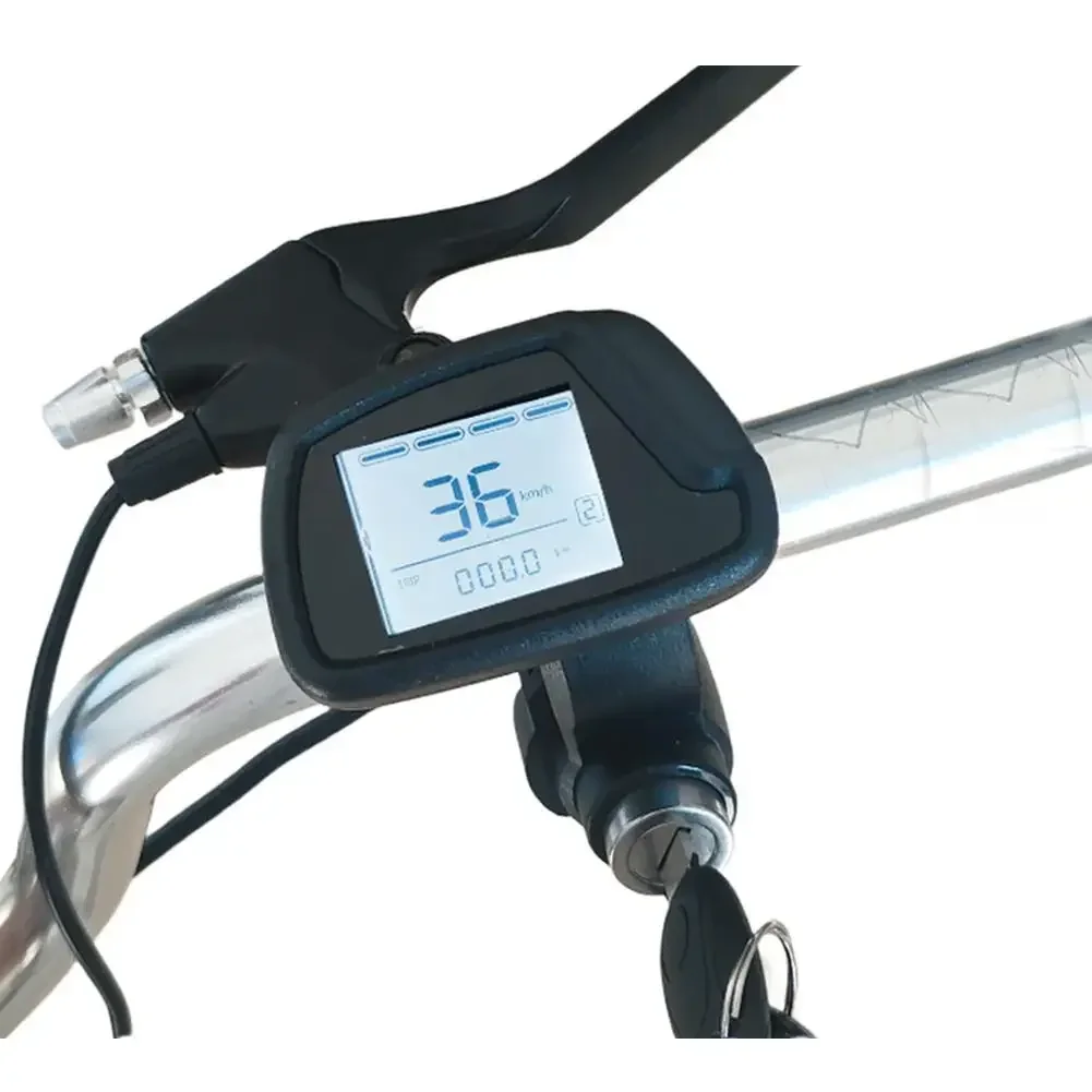 Multifunctional E-Bike LCD Speedometer with Lock