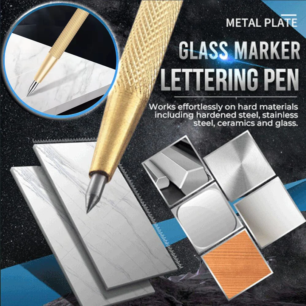 Glass Cutter Glass Scriber Pen Tungsten Carbide Engraving Pen for Ceramic Tile Metal Plate Wood Carving