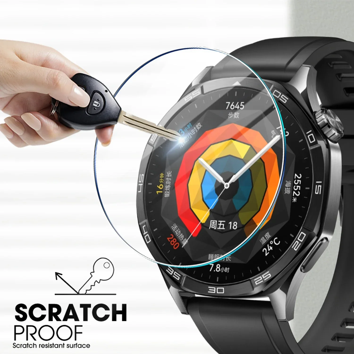 Premium Tempered Glass Screen Protectors for 41mm & 46mm Smartwatches – Quick Installation