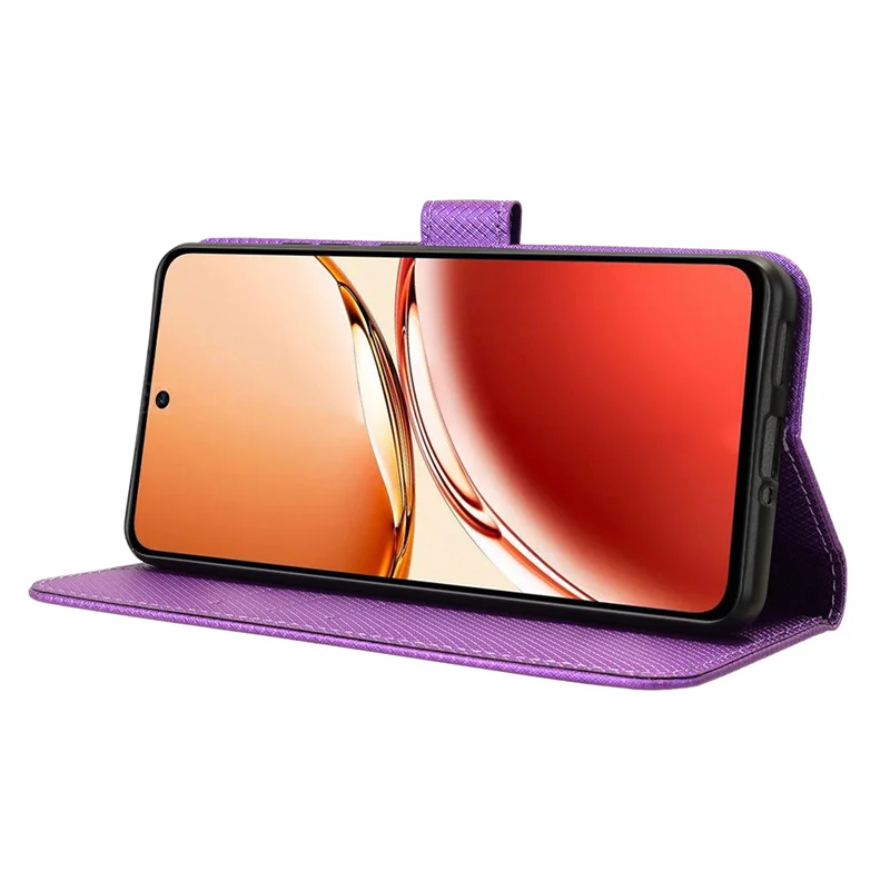For OPPO Reno12 FS 5G Diamond Wallet Case Anti drop magnetic Stand Protection Case for OPPO Reno12 FS 5G Phone