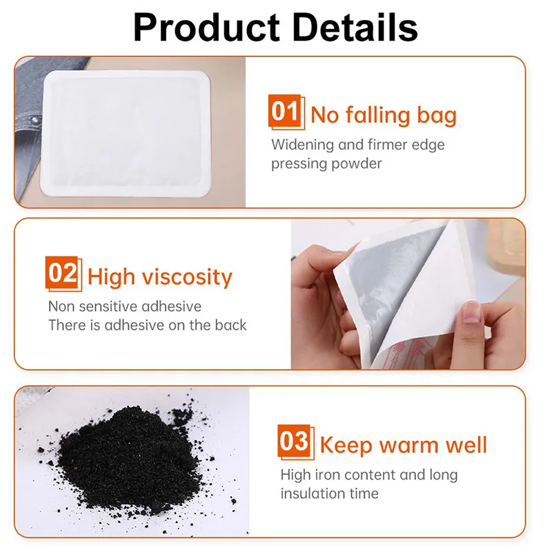 Ski Warm Stickers Warm Baby Stickers Long Lasting Disposable Heating Pack Body Warmer Patch Self-heating Palace Warming Patches
